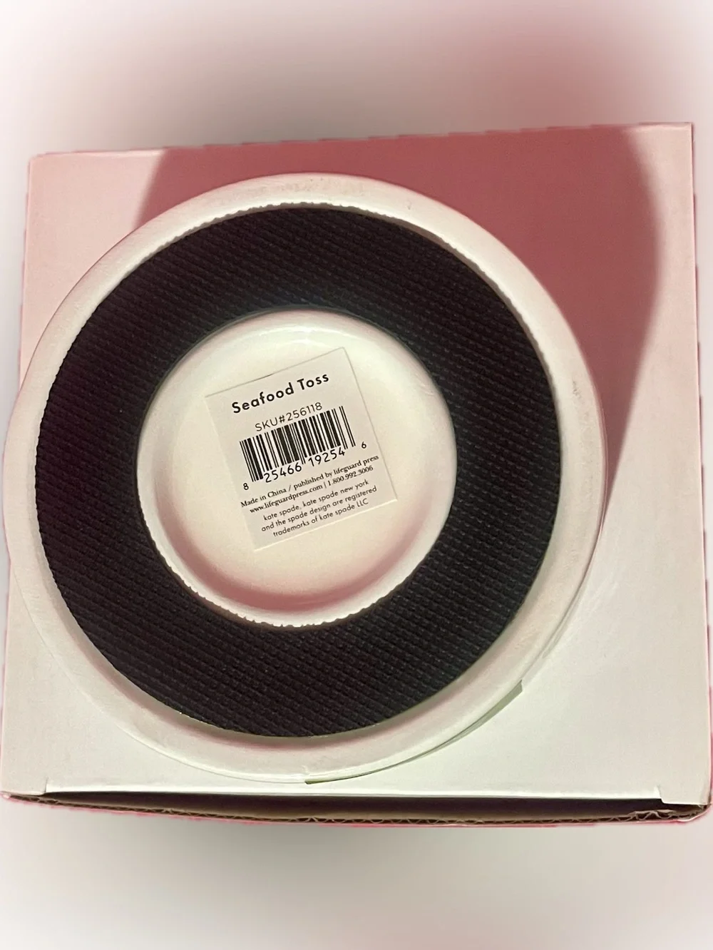Kate Spade New York Seafood Toss Ceramic Cat Bowl, 100-mL